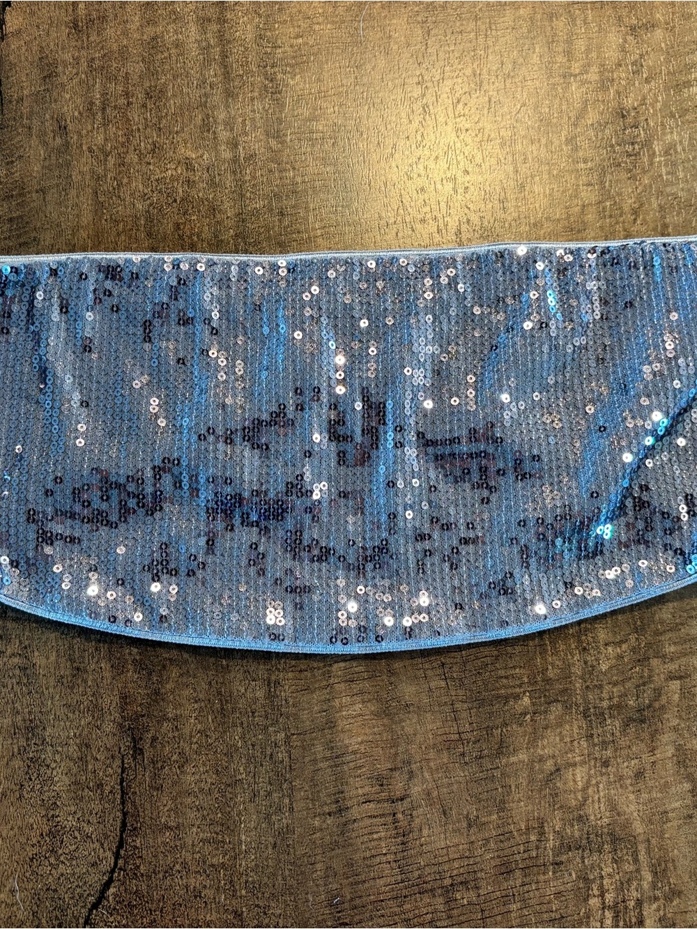 Light Blue/Gray Sequin Bandeau